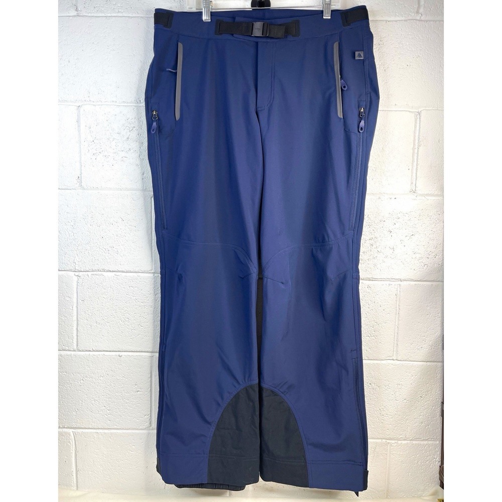 L.L. Bean Men's L Tall Navy Blue Softshell Ski Snow Pants Waterproof Item 285630